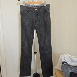 GUESS Premium Daredevil Skinny Leg Jeans Grey Black Fade Wash Size 28